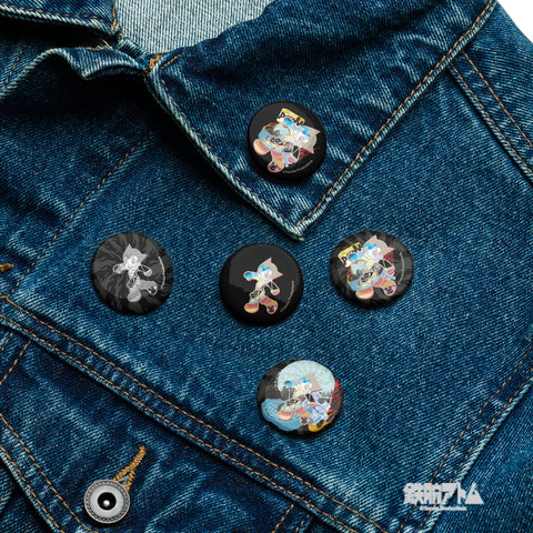 Set of pin buttons [ATM] OVERLAY ATOM