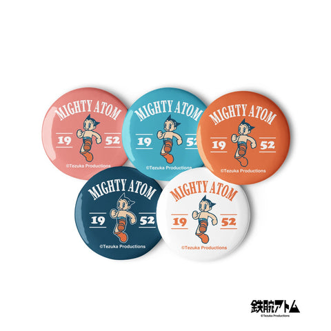 Set of pin buttons [ATM] COLLEGE ATOM1
