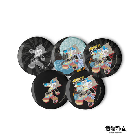 Set of pin buttons [ATM] OVERLAY ATOM