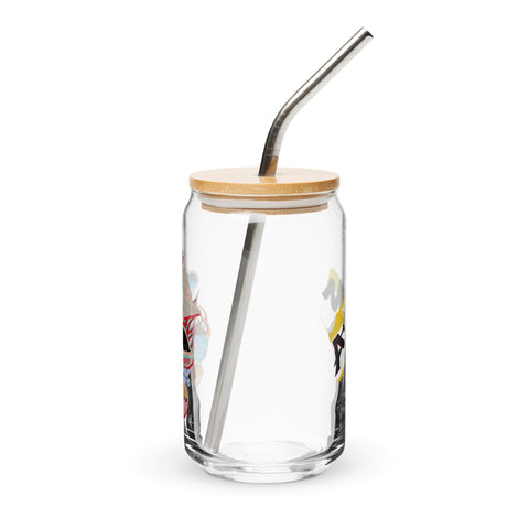 Can-shaped glass [ATM] OVERLAY ATOM
