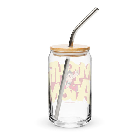 Can-shaped glass [ATM] RETRO ATOM
