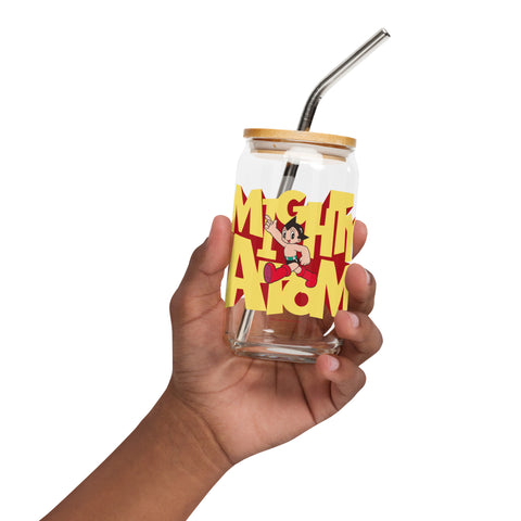 Can-shaped glass [ATM] RETRO ATOM