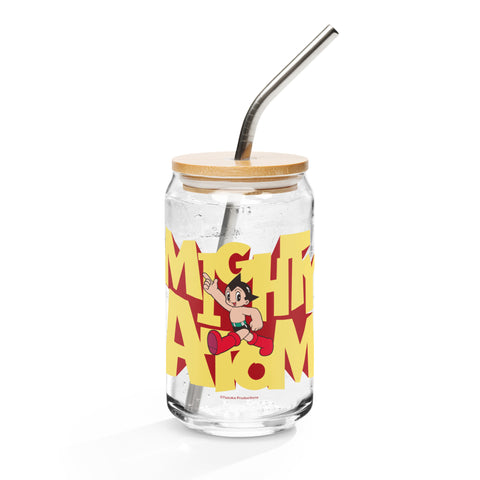 Can-shaped glass [ATM] RETRO ATOM