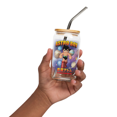 Can-shaped glass [ATM] 3D VINTAGE ATOM