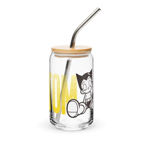 Can-shaped glass [ATM] SLEEP ATOM