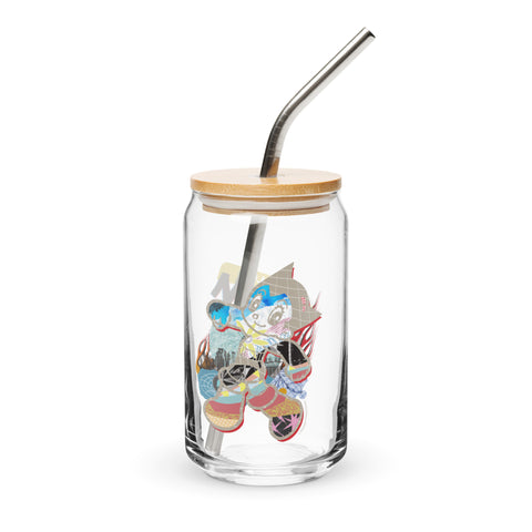 Can-shaped glass [ATM] OVERLAY ATOM