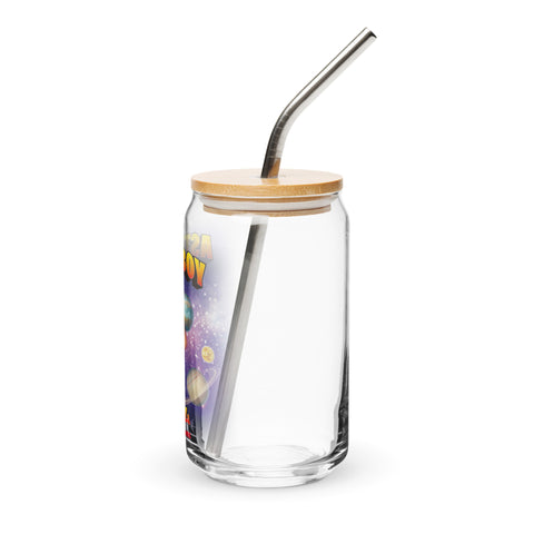 Can-shaped glass [ATM] 3D VINTAGE ATOM