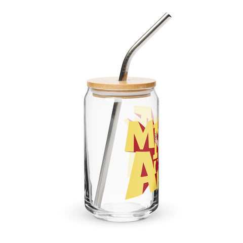 Can-shaped glass [ATM] RETRO ATOM