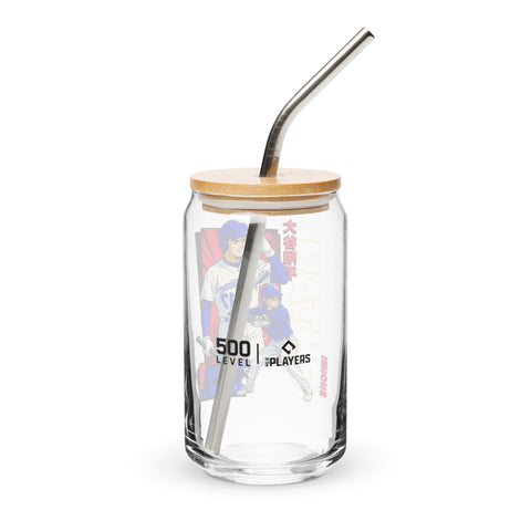 Can-shaped glass [500L] Shohei Ohtani Los Angeles D Anime