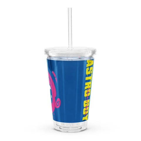 Clear plastic tumbler [ATM] CLOSE UP ATOM