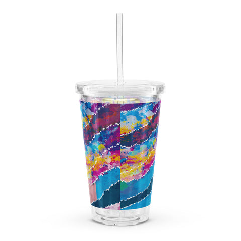 Clear plastic tumbler [ATM] STREET ATOM