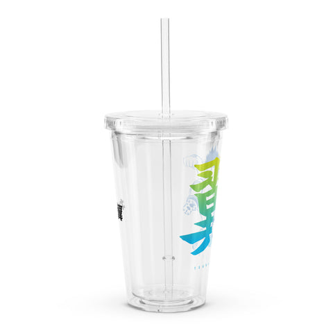 Clear plastic tumbler [CPT] TSUBASA Name