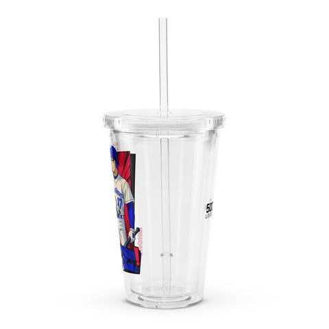 Clear plastic tumbler [500L] Shohei Ohtani Los Angeles D Anime