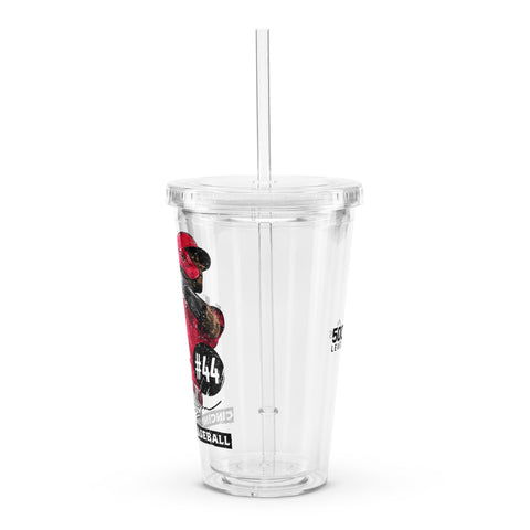 Clear plastic tumbler [500L] Elly De La Cruz Cincinnati Player Name