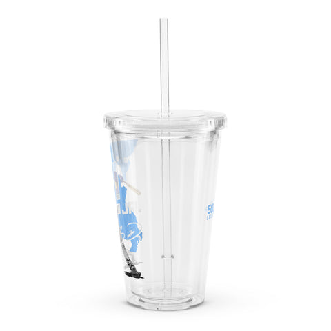 Clear plastic tumbler [500L] Bobby Witt Jr. Kansas City Player Map