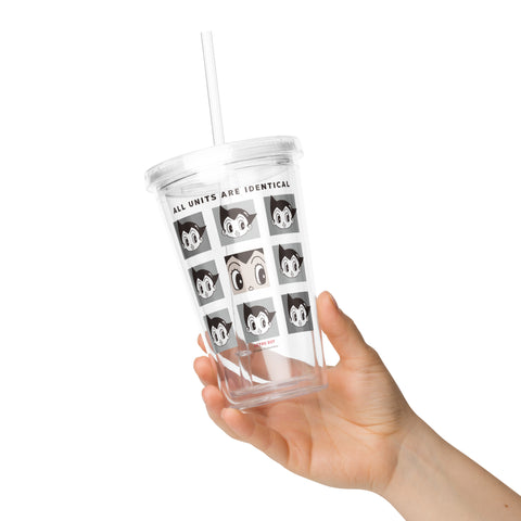 Clear plastic tumbler [ATM] UNIT ATOM
