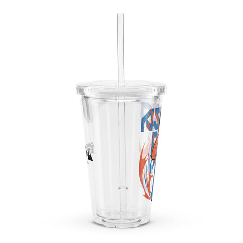 Clear plastic tumbler [ATM] POWER ATOM
