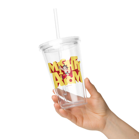 Clear plastic tumbler [ATM] RETRO ATOM