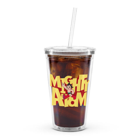 Clear plastic tumbler [ATM] RETRO ATOM