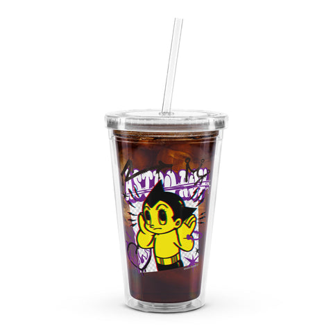 Clear plastic tumbler [ATM] MISREGISTRATION ATOM