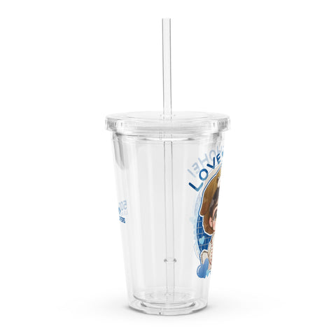 Clear plastic tumbler [500L] Shohei Ohtani Los Angeles D Love Shohei