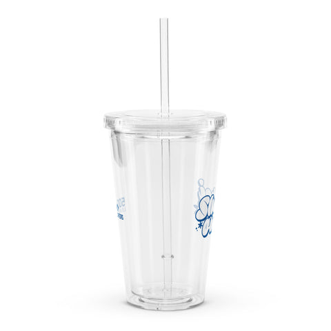 Clear plastic tumbler [500L] Shohei Ohtani Los Angeles D Simple Pop