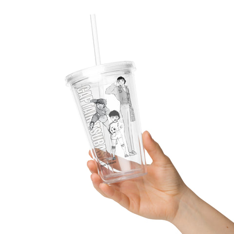 Clear plastic tumbler [CPT] TSUBASA Grow
