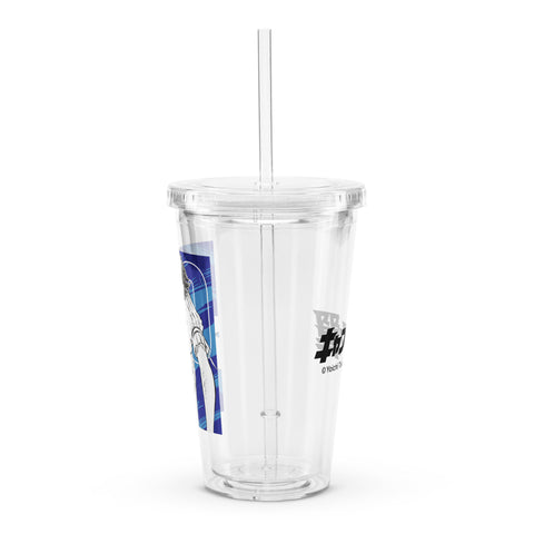 Clear plastic tumbler [CPT] TSUBASA Close up
