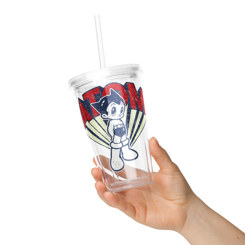 Clear plastic tumbler [ATM] VINTAGE ATOM