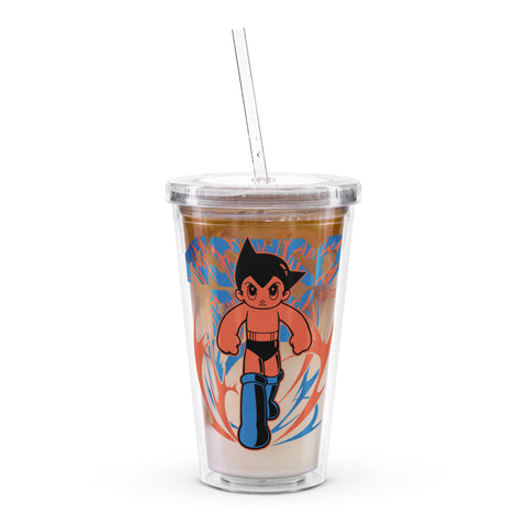 Clear plastic tumbler [ATM] POWER ATOM