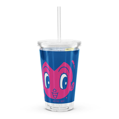 Clear plastic tumbler [ATM] CLOSE UP ATOM