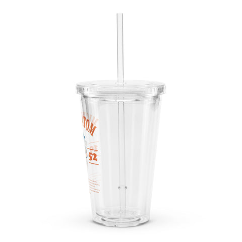 Clear plastic tumbler [ATM] COLLEGE ATOM1