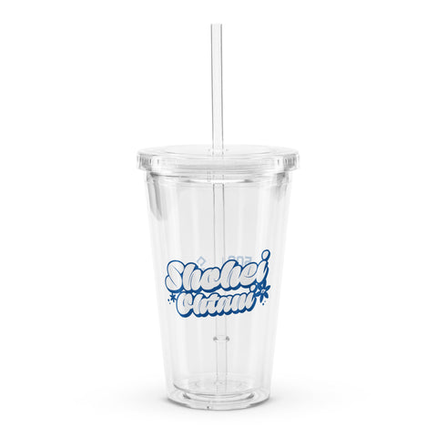 Clear plastic tumbler [500L] Shohei Ohtani Los Angeles D Simple Pop