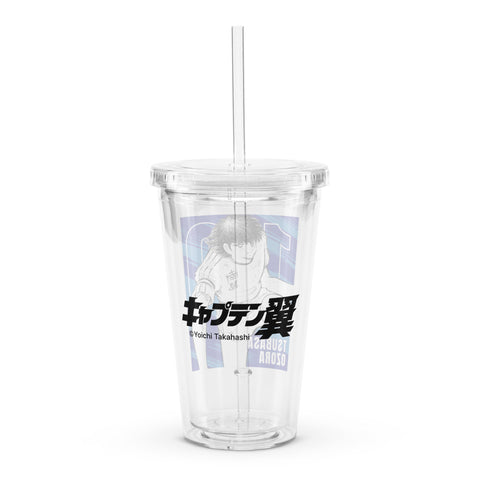Clear plastic tumbler [CPT] TSUBASA Close up