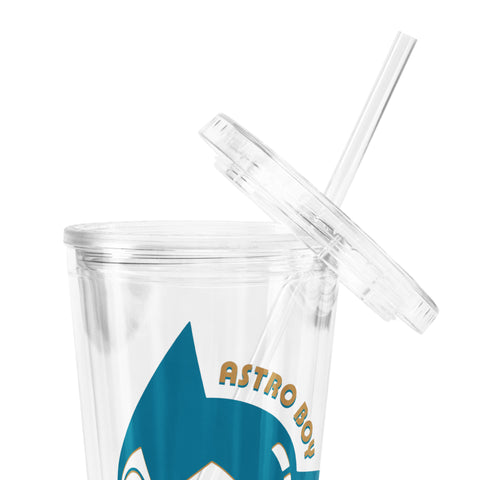 Clear plastic tumbler [ATM] FACE ATOM
