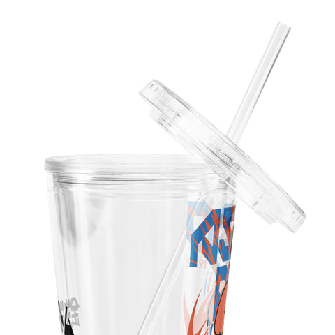 Clear plastic tumbler [ATM] POWER ATOM
