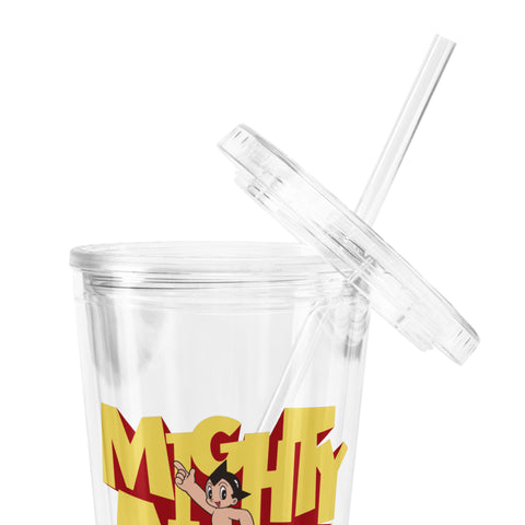 Clear plastic tumbler [ATM] RETRO ATOM