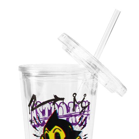 Clear plastic tumbler [ATM] MISREGISTRATION ATOM
