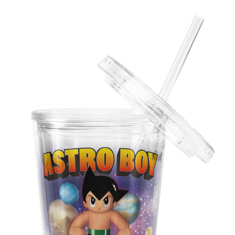 Clear plastic tumbler [ATM] 3D VINTAGE ATOM