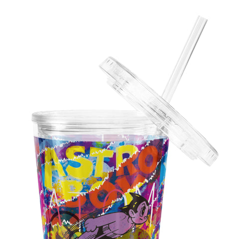 Clear plastic tumbler [ATM] STREET ATOM