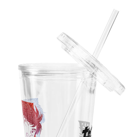 Clear plastic tumbler [CPT] TSUBASA Tsubasa & Kojirou