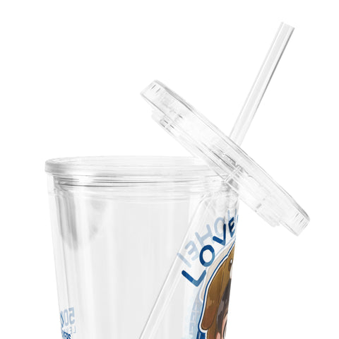 Clear plastic tumbler [500L] Shohei Ohtani Los Angeles D Love Shohei