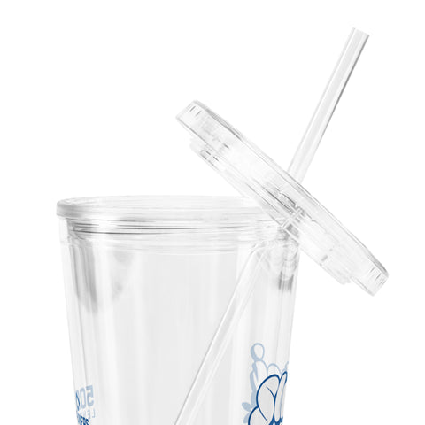 Clear plastic tumbler [500L] Shohei Ohtani Los Angeles D Simple Pop