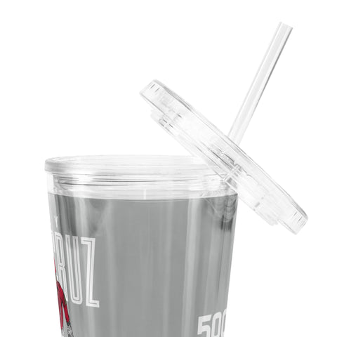 Clear plastic tumbler [500L] Elly De La Cruz Cincinnati Card