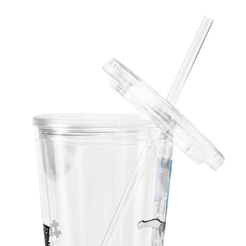 Clear plastic tumbler [CPT] TSUBASA Back