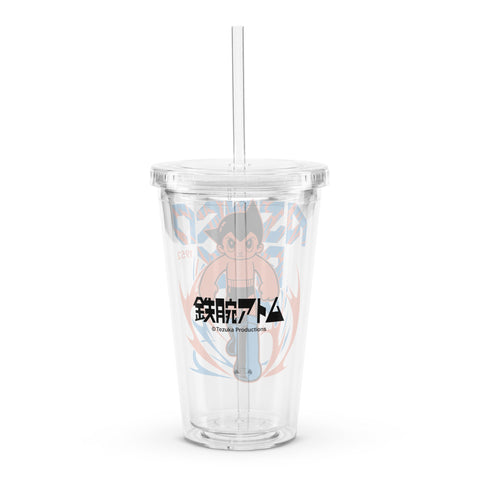 Clear plastic tumbler [ATM] POWER ATOM