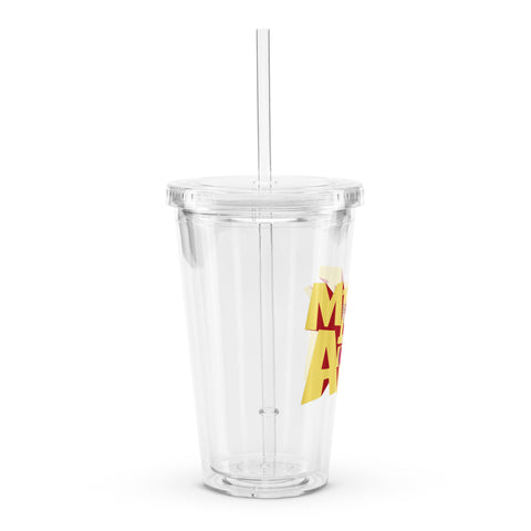 Clear plastic tumbler [ATM] RETRO ATOM