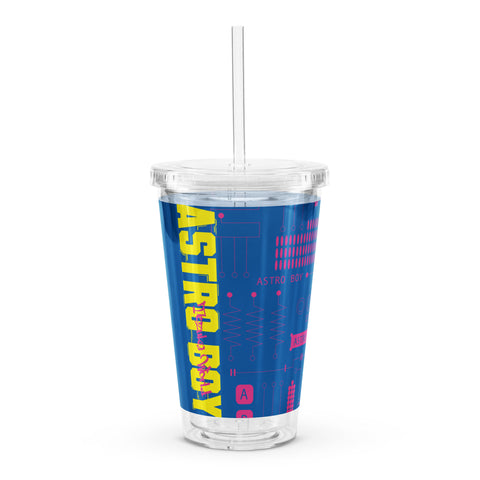 Clear plastic tumbler [ATM] CLOSE UP ATOM