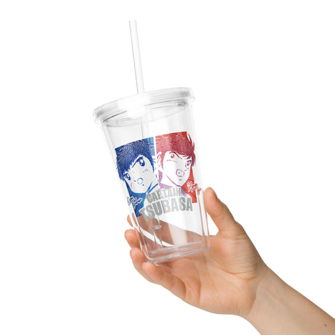 Clear plastic tumbler [CPT] TSUBASA Tsubasa & Kojirou
