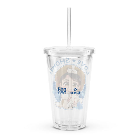 Clear plastic tumbler [500L] Shohei Ohtani Los Angeles D Love Shohei